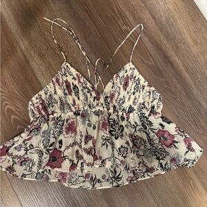 Zara Floral Print baby crop top